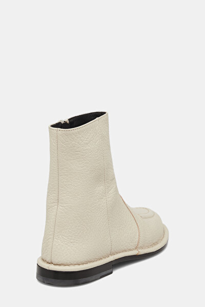 ECRU LEATHER BOOT 3
