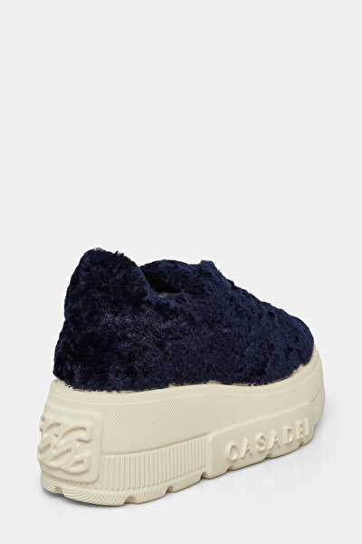 WHITE ECO FUR SHOE 3