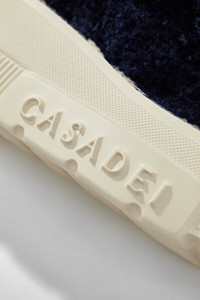 WHITE ECO FUR SHOE 4