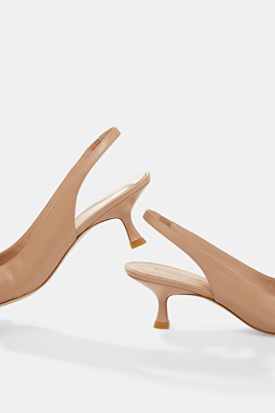 BEIGE LEATHER SHOE 5