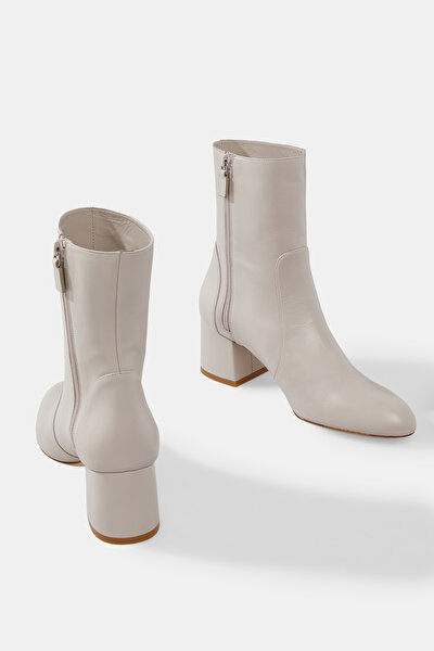 BEİGE LEATHER BOOT 5