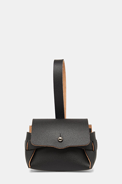 BLACK LEATHER BAG 8