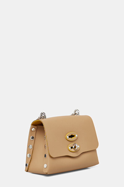 BEIGE LEATHER BAG 3