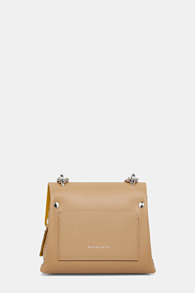 BEIGE LEATHER BAG 4