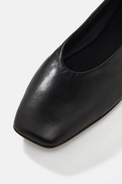 BLACK FLAT SHOES 4