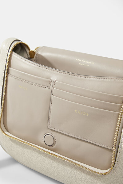 ECRU LEATHER BAG 9