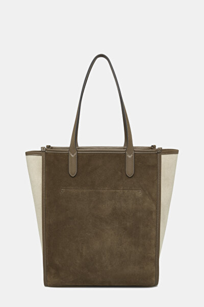 NATURAL SUEDE BAG 4
