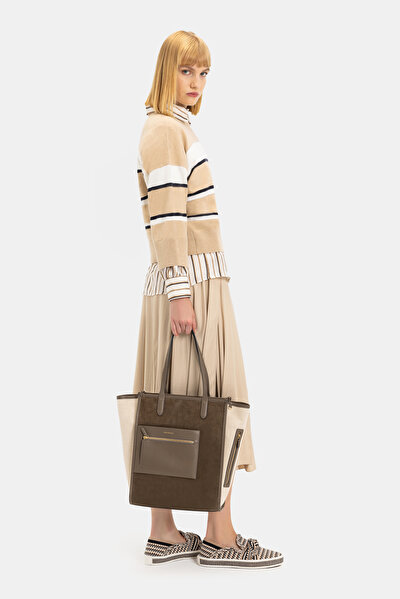 NATURAL SUEDE BAG 5