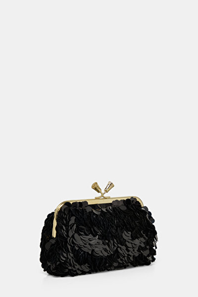 BLACK SEQUINED BAG 3