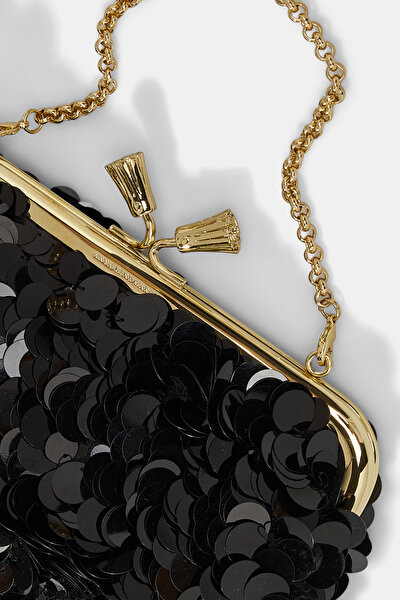 BLACK SEQUINED BAG 5