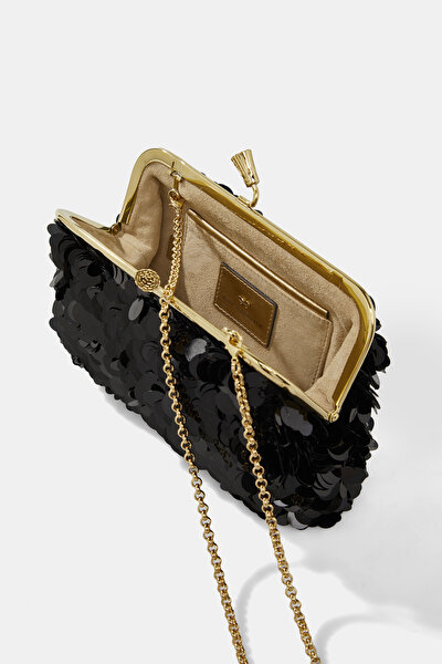 BLACK SEQUINED BAG 8