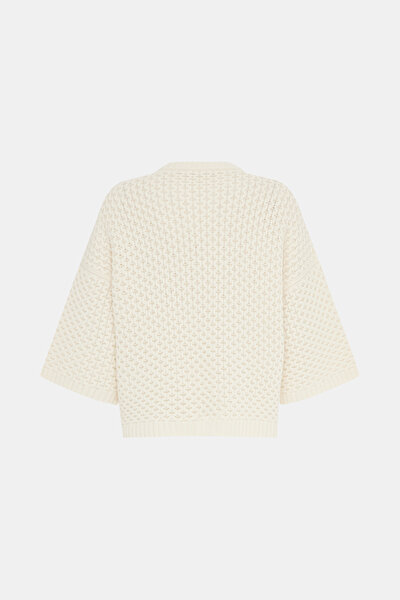 ECRU BASIC / ROUND NECKLINE JERSEY 8