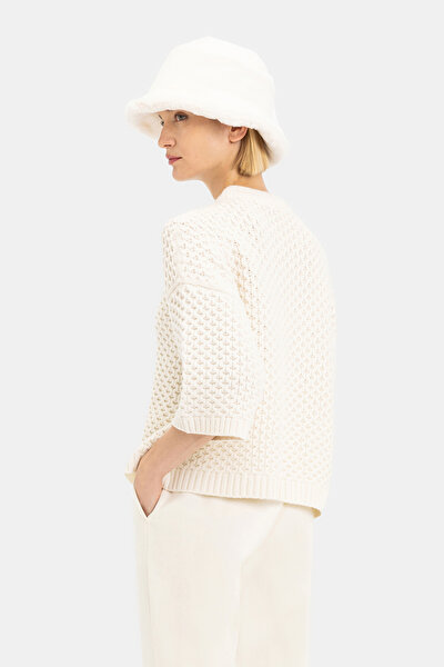 ECRU BASIC / ROUND NECKLINE JERSEY 3