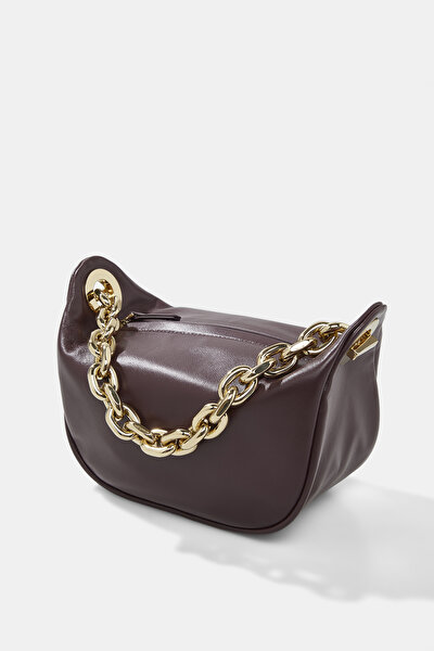 MAROON LEATHER BAG 5