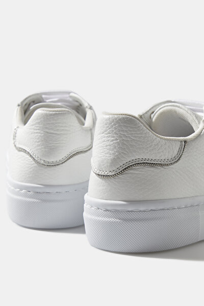 WHITE LEATHER SHOES 4