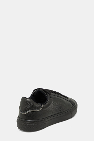 BLACK LEATHER SHOES 3