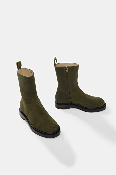 KHAKI SUEDE BOOT 5