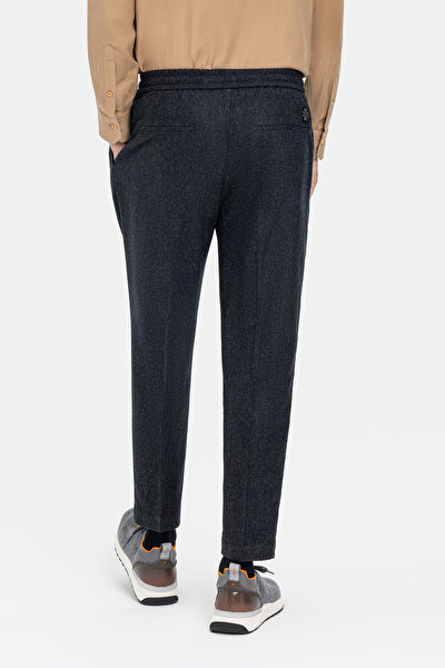 FÜME DÜZ FLANEL PANTOLON 3