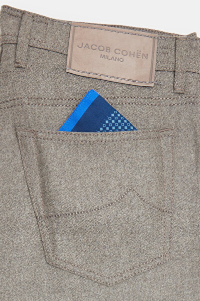 BEJ DÜZ FLANEL PANTOLON 3