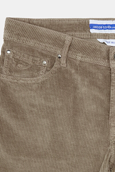 BEIGE CORDED TROUSERS 4