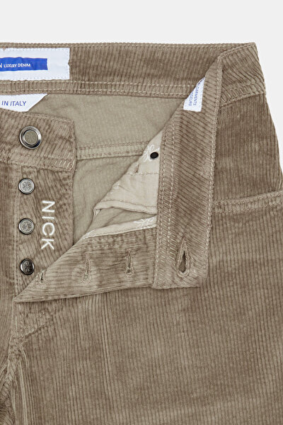 BEIGE CORDED TROUSERS 5