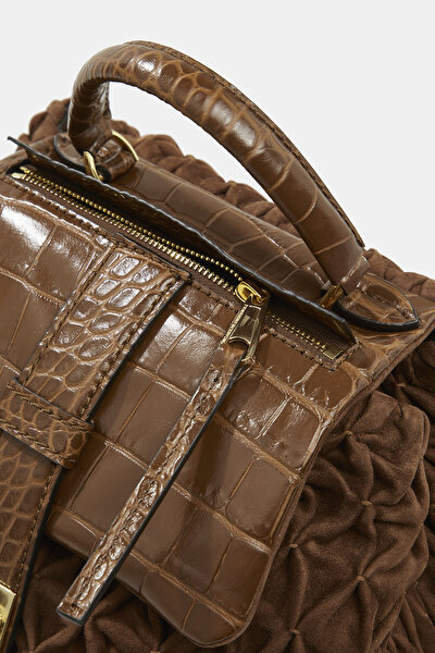 BROWN LEATHER BAG 8