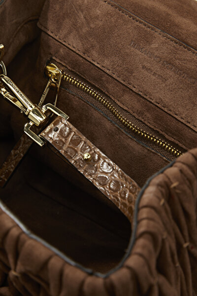 BROWN LEATHER BAG 9