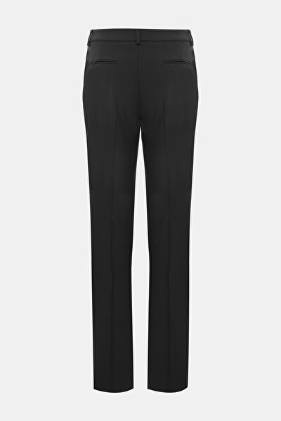 BLACK STRAIGHT CUT TROUSERS 5