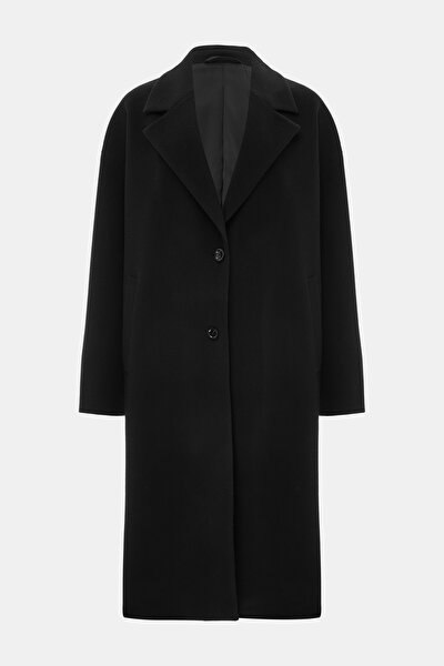 BLACK WOOL OVERCOAT 5