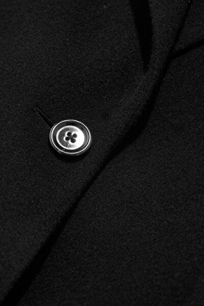 BLACK WOOL OVERCOAT 8