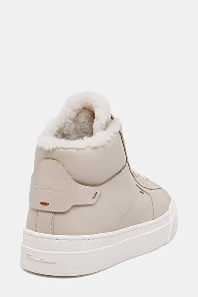 BEJ DERİ SNEAKER 3