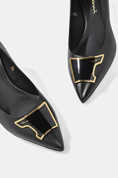 BLACK LEATHER SHOES 4