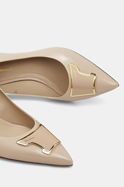 BEIGE LEATHER SHOES 4