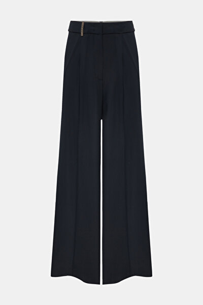 LACİVERT BOL PAÇA PANTOLON 4