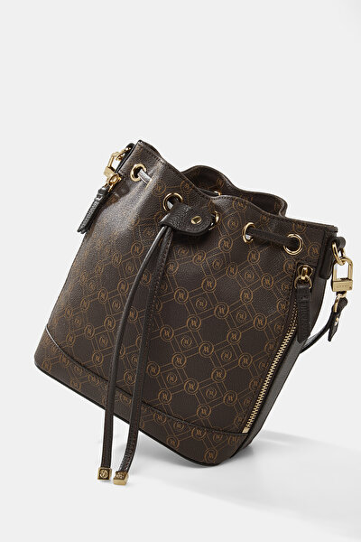 BEIGE MONOGRAM BAG 5