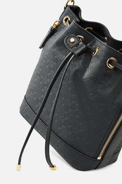BLACK MONOGRAM BAG 5