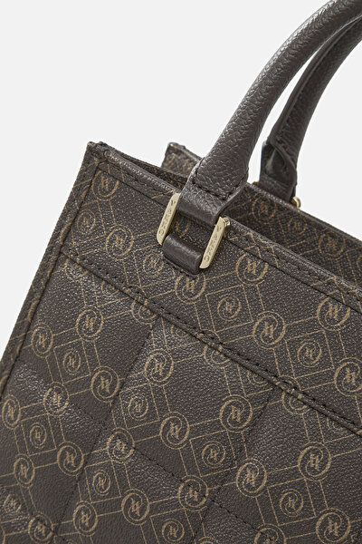 BEIGE MONOGRAM BAG 5