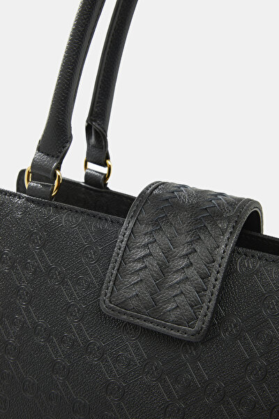 BLACK MONOGRAM BAG 4