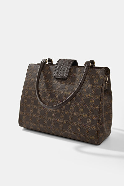BEIGE MONOGRAM BAG 4