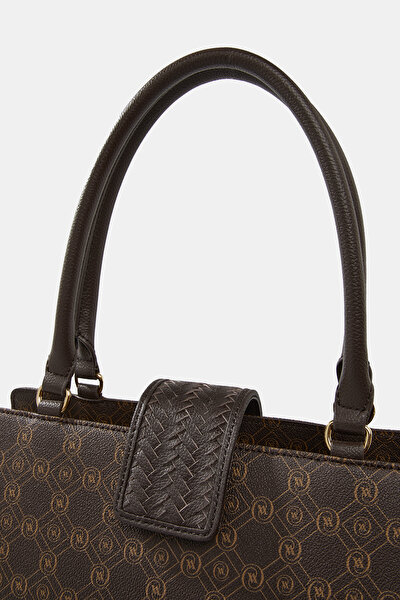 BEIGE MONOGRAM BAG 5