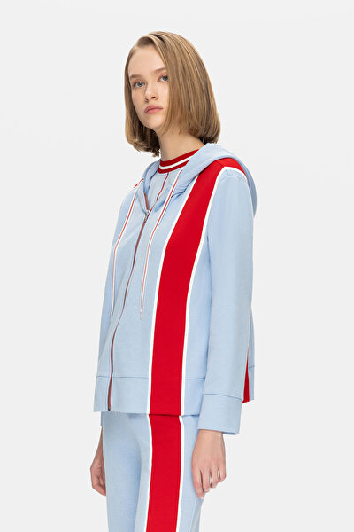 MAVİ KAPUŞONLU SWEATSHIRT 3