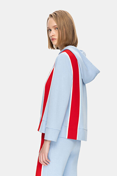 MAVİ KAPUŞONLU SWEATSHIRT 4