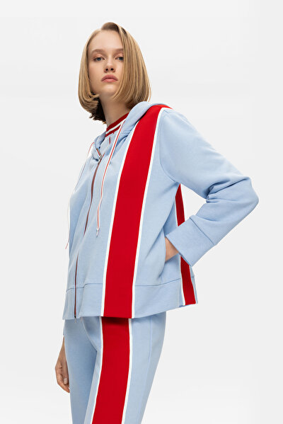 MAVİ KAPUŞONLU SWEATSHIRT 5