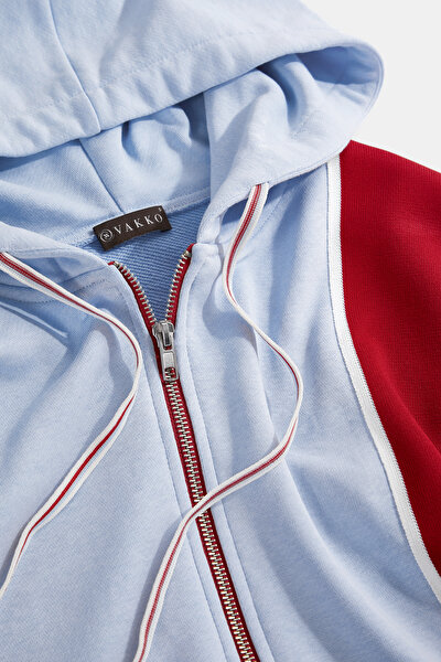 MAVİ KAPUŞONLU SWEATSHIRT 8