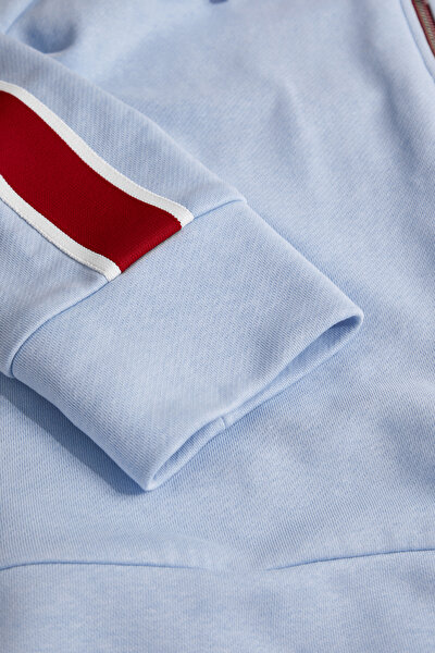 MAVİ KAPUŞONLU SWEATSHIRT 10
