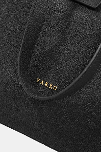 BLACK MONOGRAM BAG 4