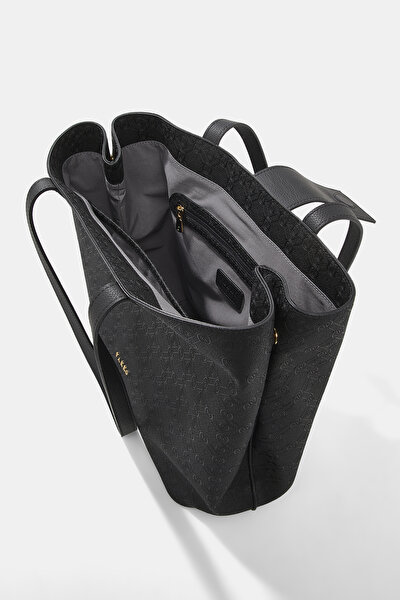 BLACK MONOGRAM BAG 5