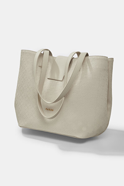 ECRU MONOGRAM BAG 4