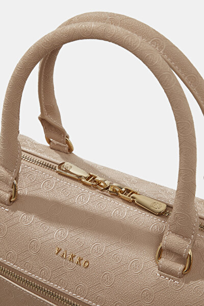 CAMEL MONOGRAM BAG 5