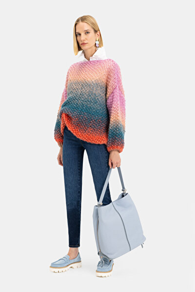 BLUE BOAT NECK  KNITWEAR 4